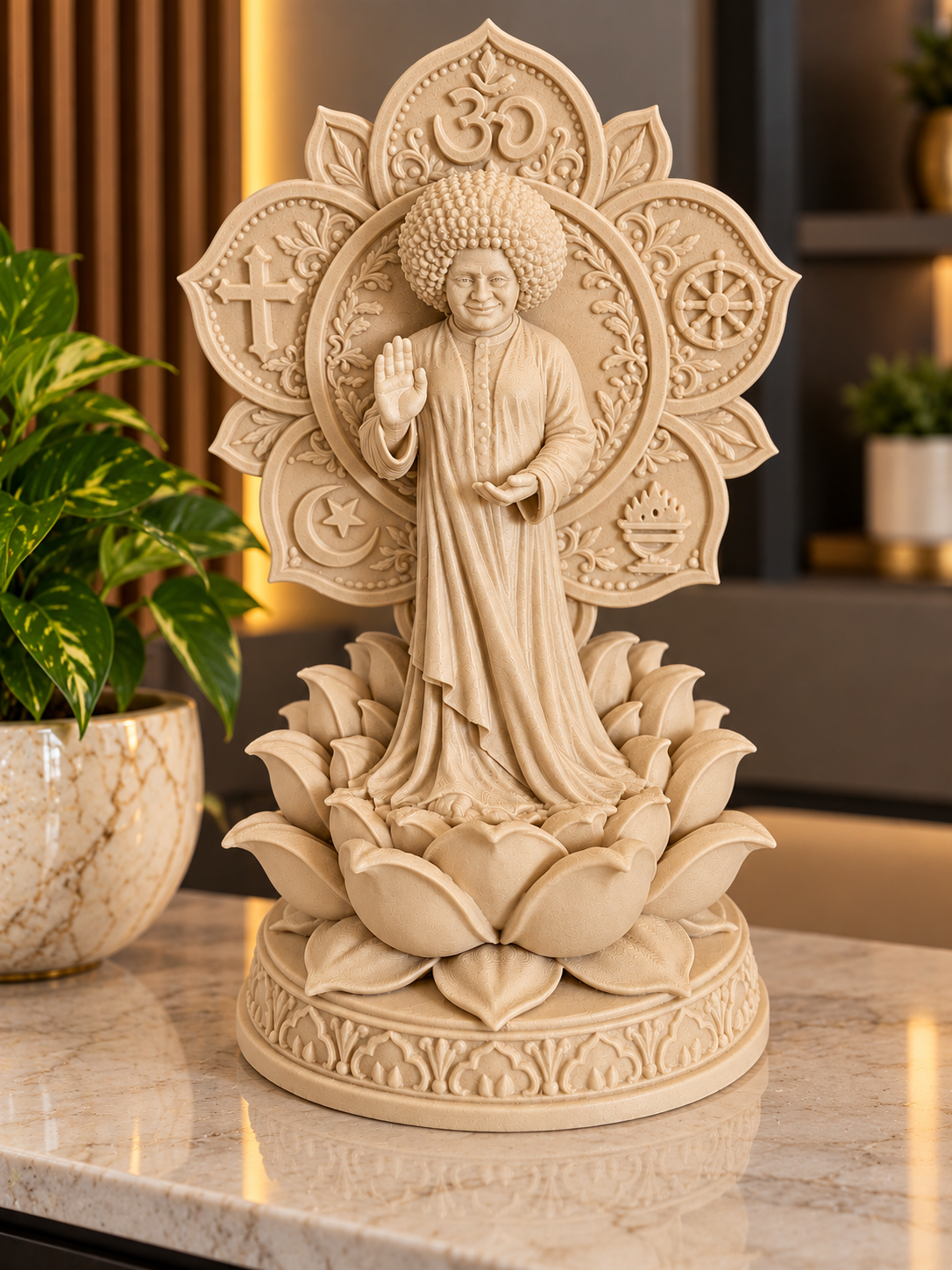 20cm Sai Baba Sarva Dharma