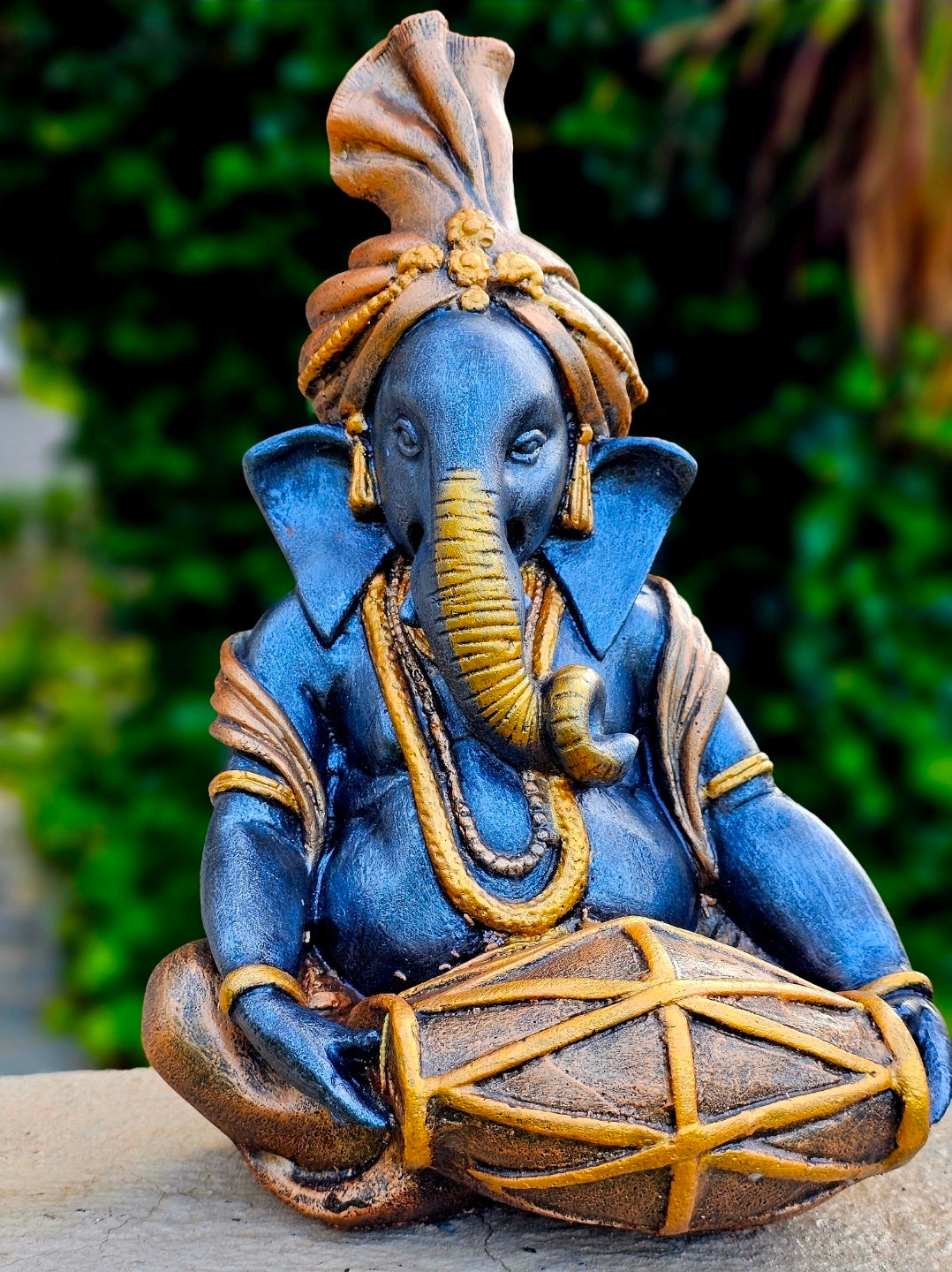 Musical Dholak Ganesha 35cm