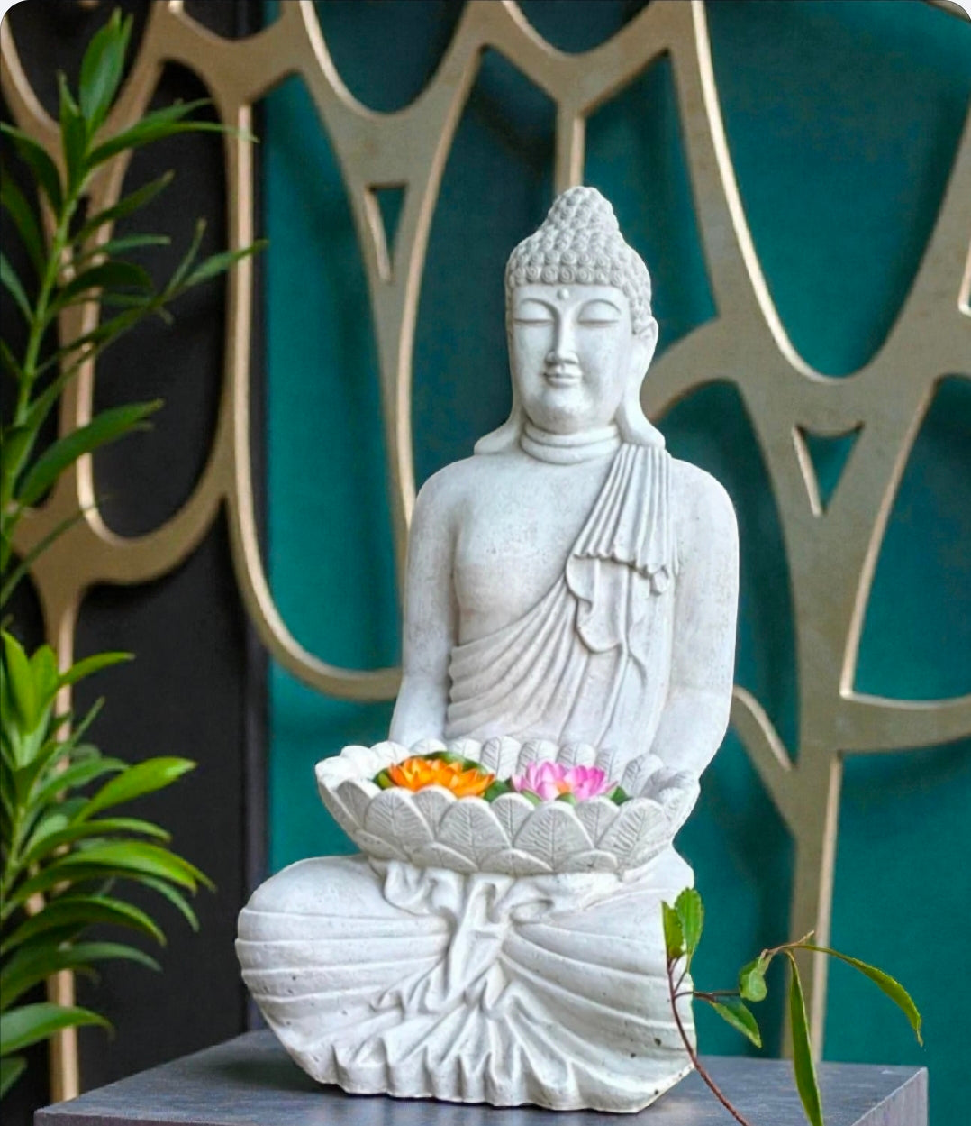 Resin 90cm Bowl Buddha