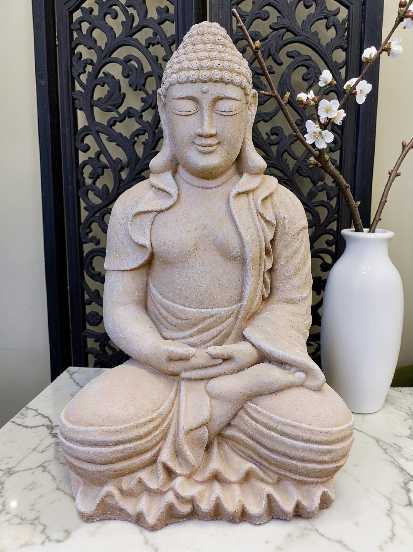 Resin 54cm Meditating Buddha
