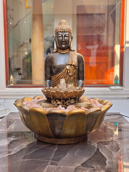 Concrete Large 90cm Buddha Water Feature