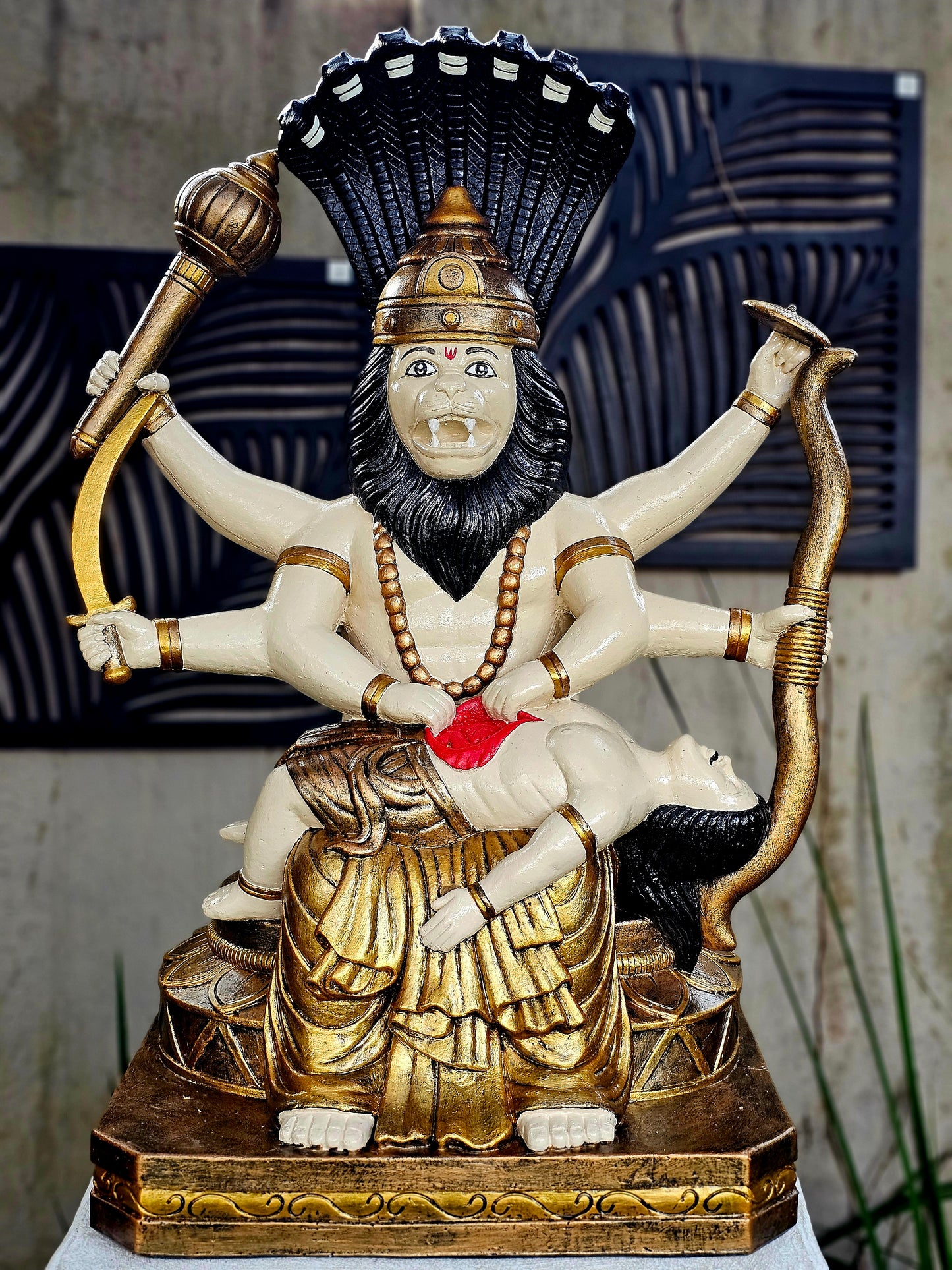 Resin Narasimha 76cm