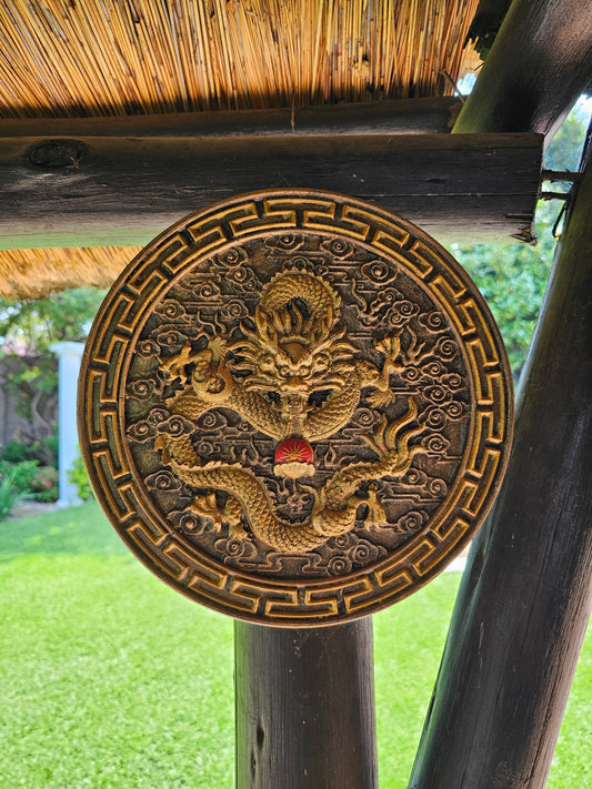 Round Dragon Plaque