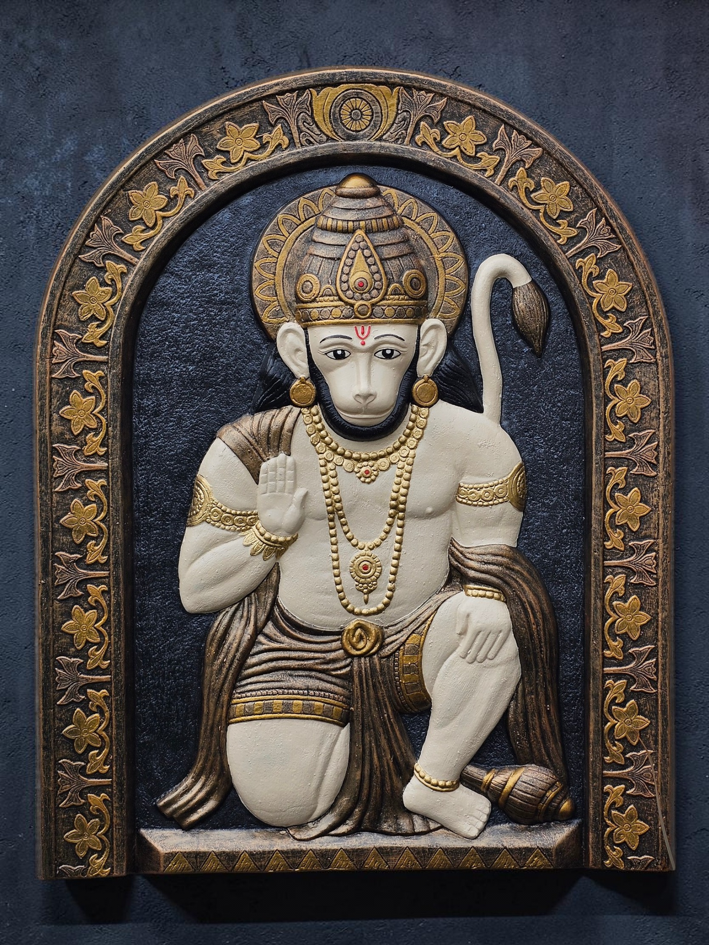 Hanuman Wall Plaque 1m