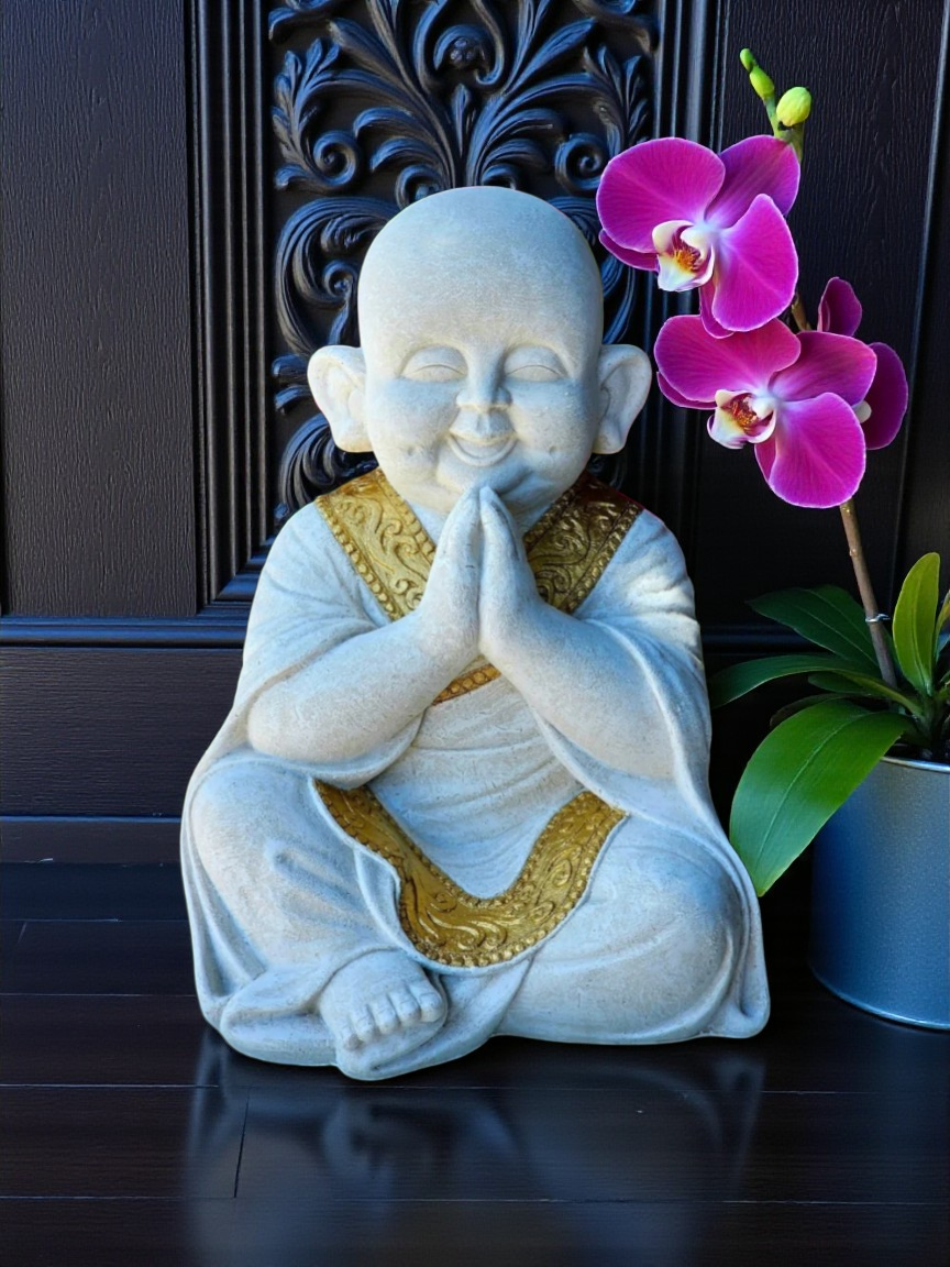 Resin 30cm Baby Buddha - Peace