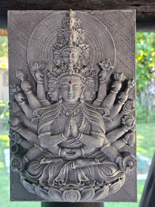 Guanyin Buddha Plaque Wall Hanging