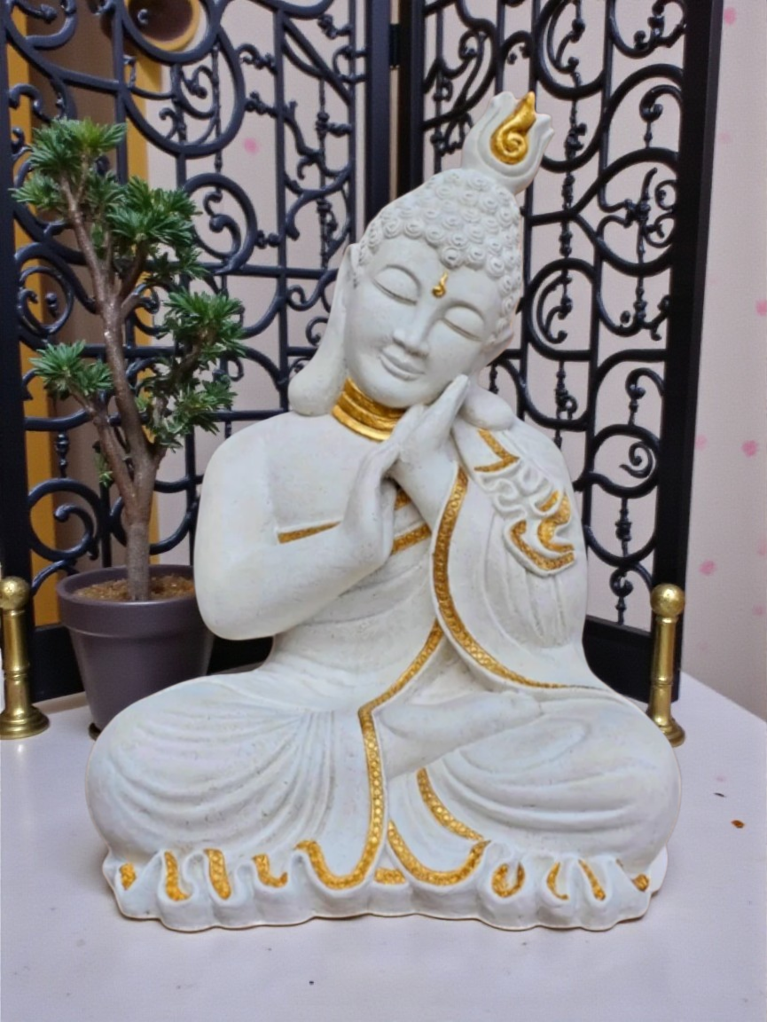 Resin 42cm Sleeping Buddha (Left)