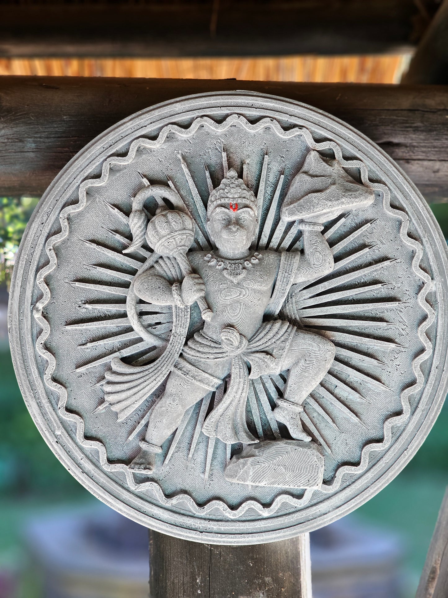 Hanuman Wall Plaque 30cm