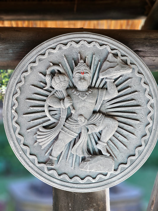 Hanuman Wall Plaque 30cm