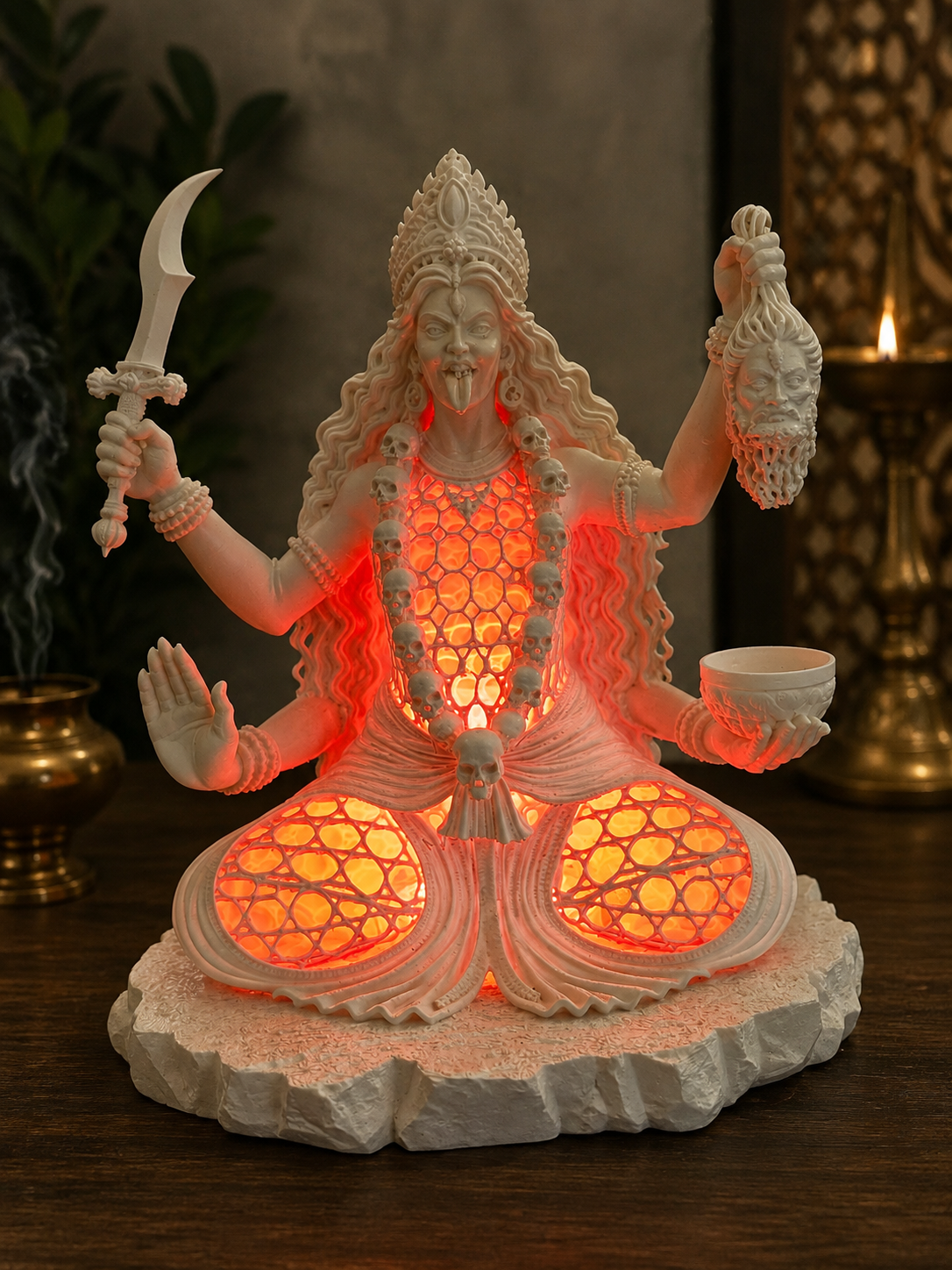 25cm Kali Voronoi Style With Led Light