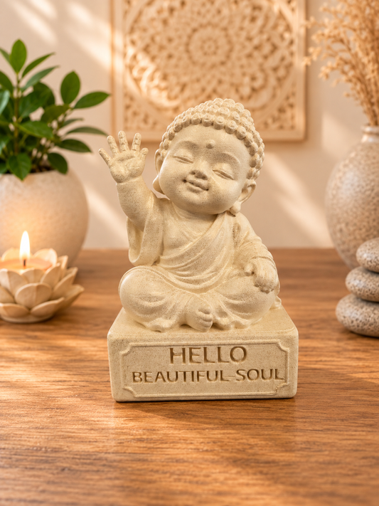 10cm Cute Baby Buddha - Hello Beautiful Soul