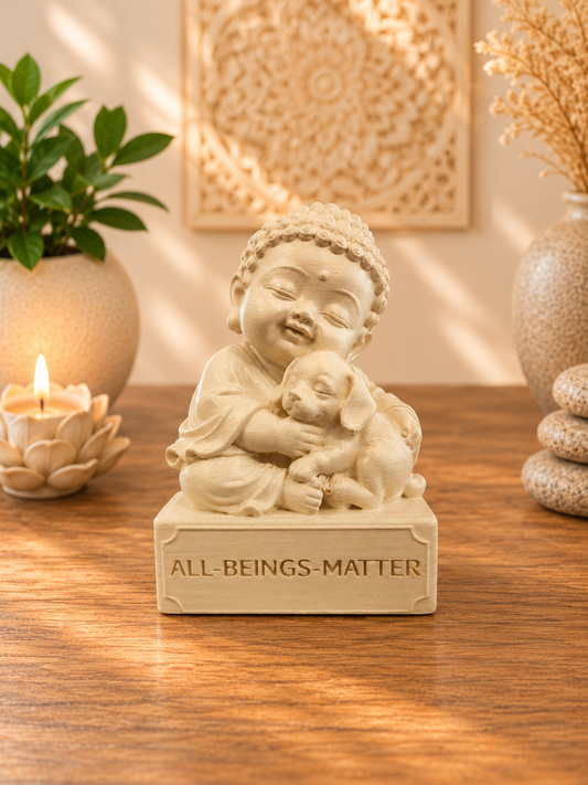 10cm Cute Baby Buddha - All Beings Matter
