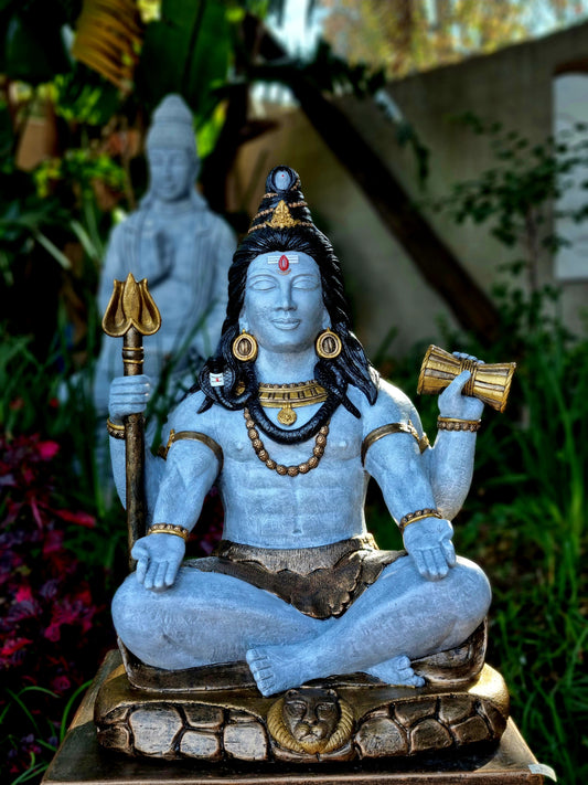 Concrete Shiva 4 Arms 62cm