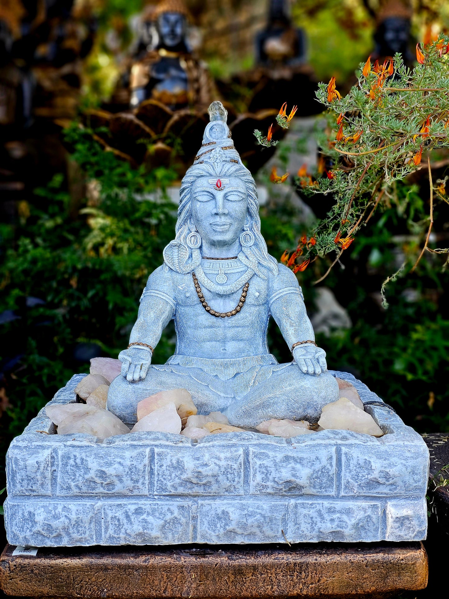 Concrete 42cm Meditating Shiva Water Feature – DDP Online Shopping