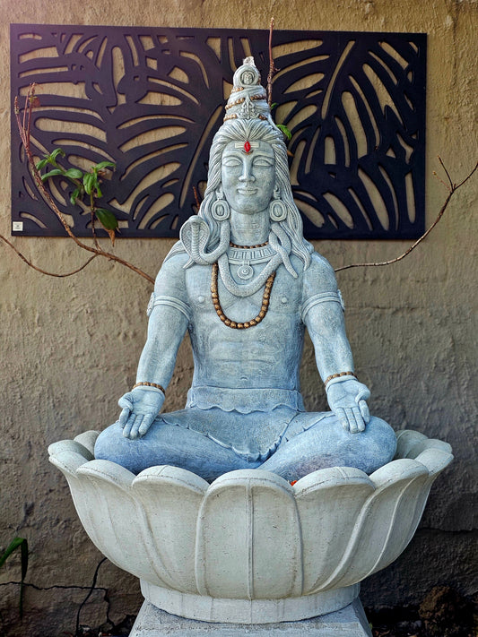 Concrete Large 1m Shiva Water Feature