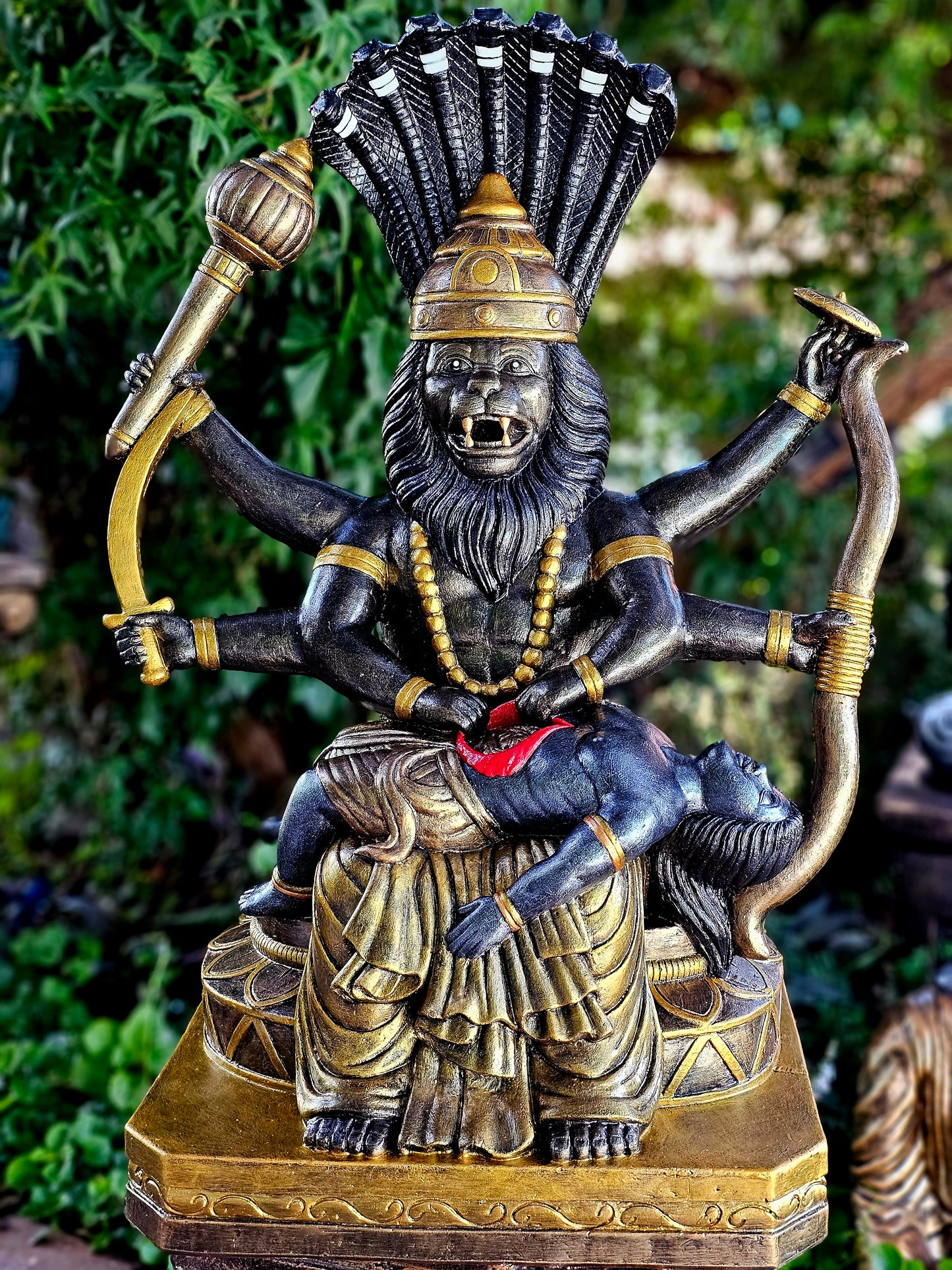 Resin Narasimha 76cm