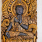 Guanyin and Dragon Plaque Wall Hanging