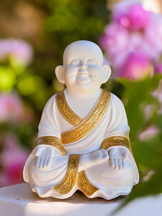 Concrete 30cm Baby Buddha - Zen