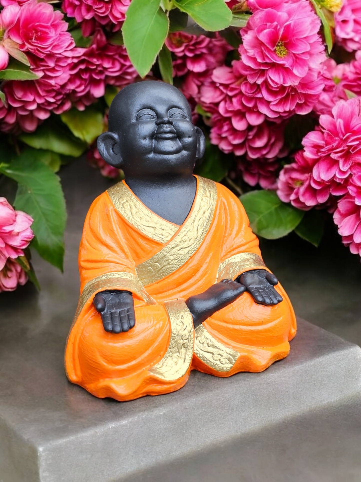 Concrete 30cm Baby Buddha - Zen