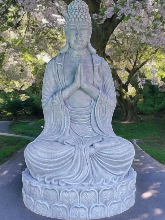 Fiberglass 1.5m Praying Buddha