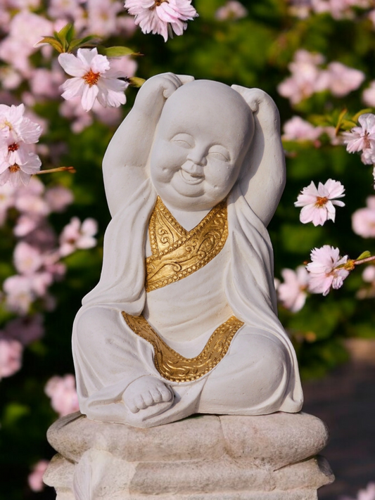 Resin 30cm Baby Buddha - Joy