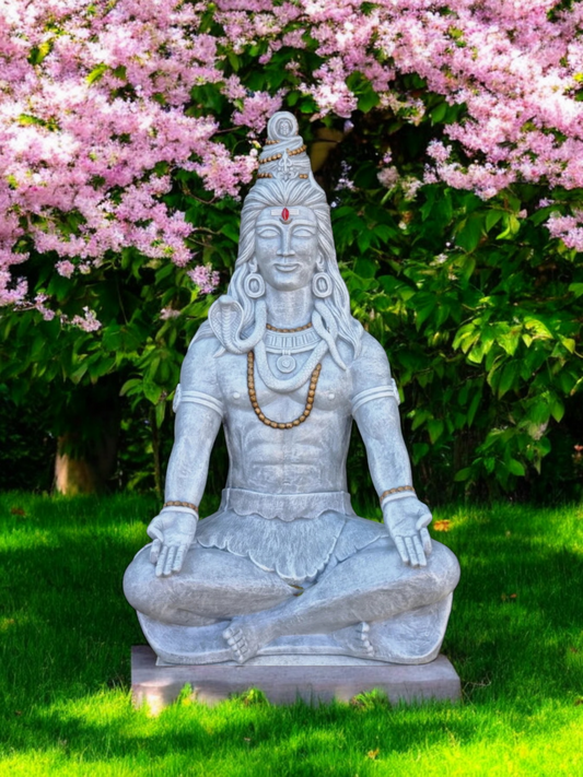 Resin Shiva Meditating Large 1m