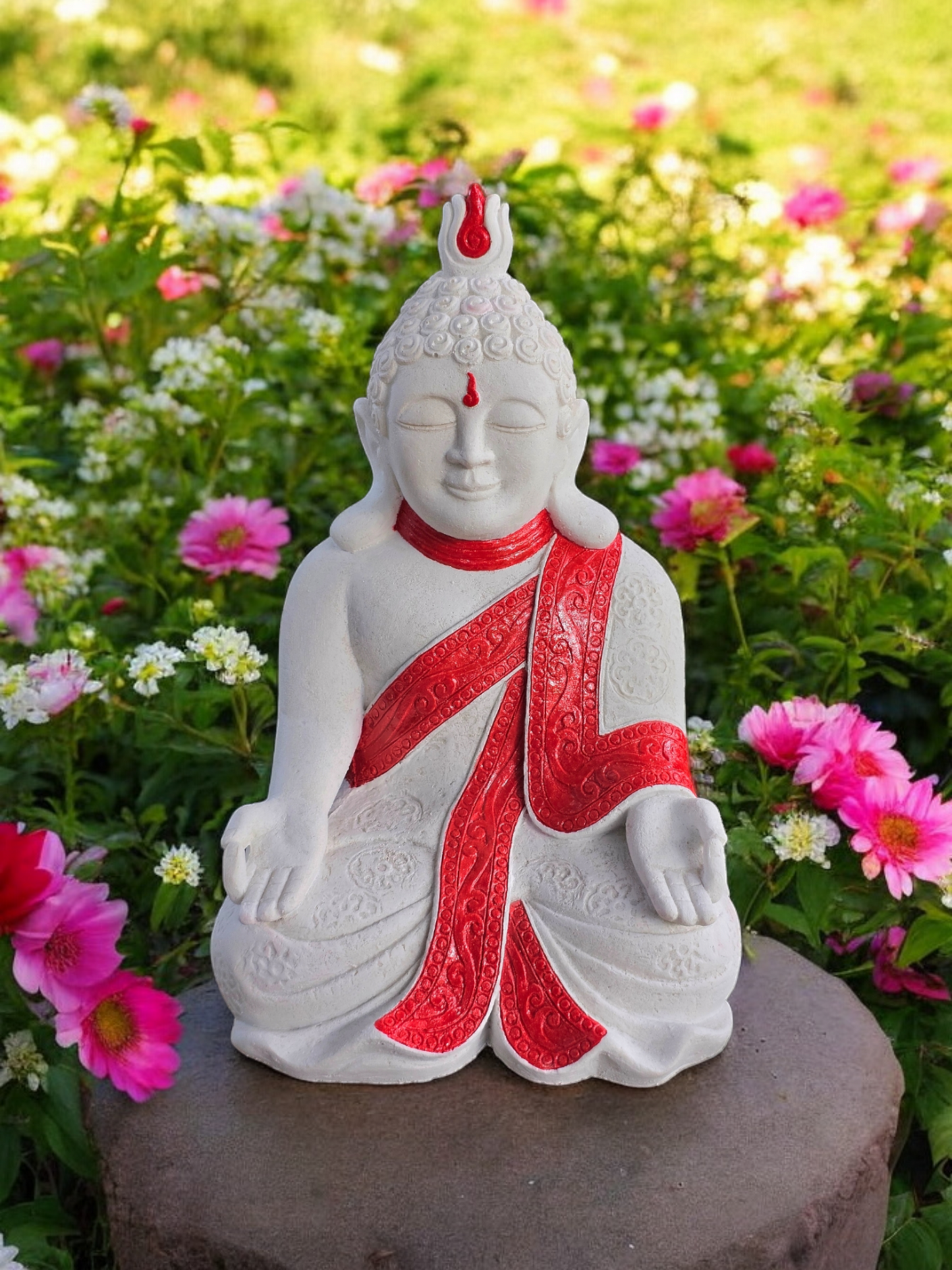 Resin 26cm Root Chakra Buddha