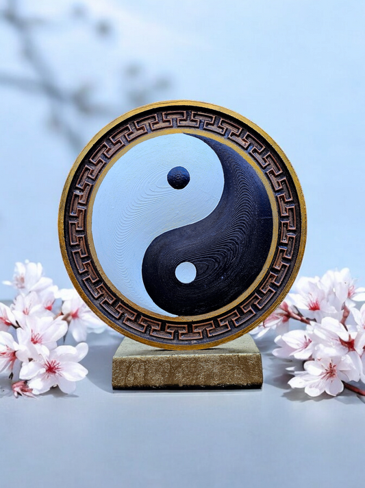 Yin and Yang On Stand 34cm