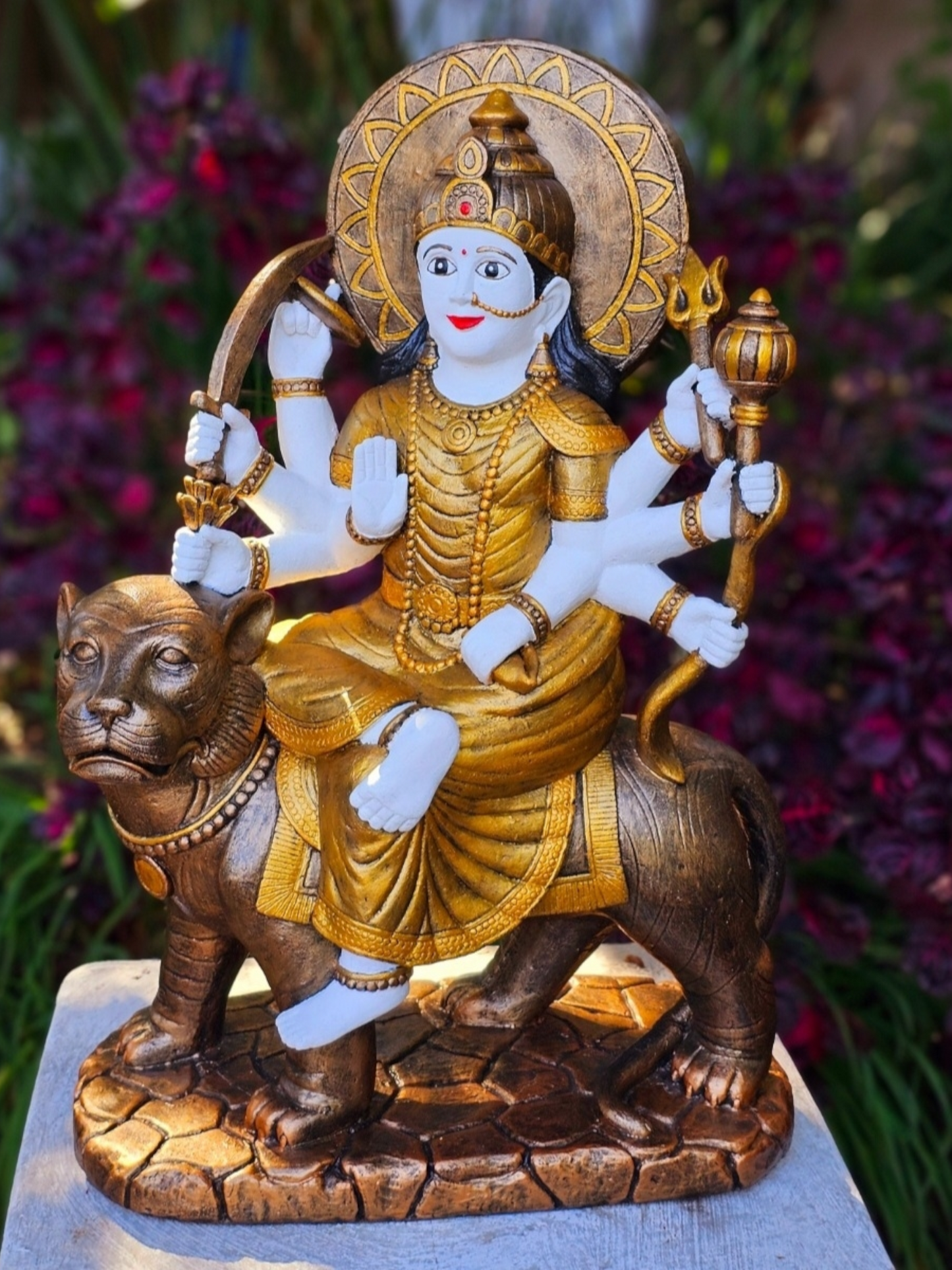 Resin Durga 62cm