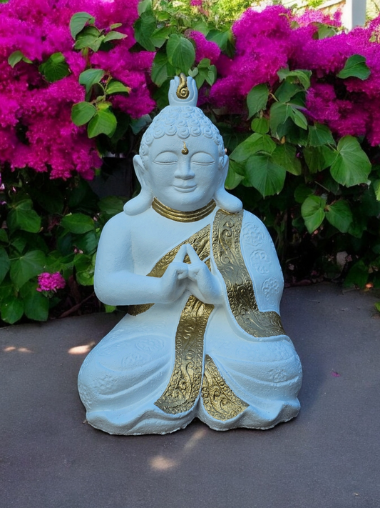 Concrete 26cm Third Eye Chakra Buddha