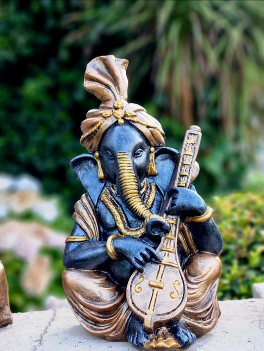Musical Sitar Ganesha 35cm