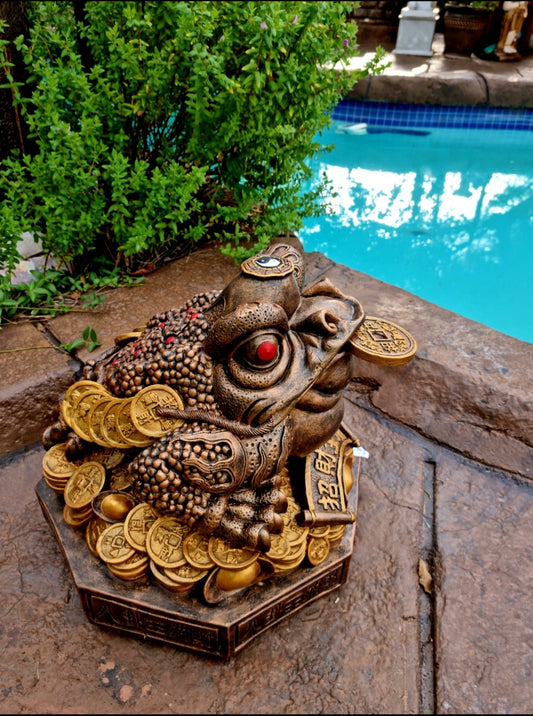 Resin Money Frog Large 35cm
