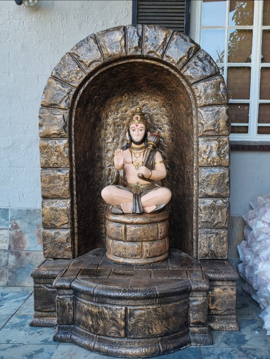 Arch and Base with a Resin 75cm Hanuman