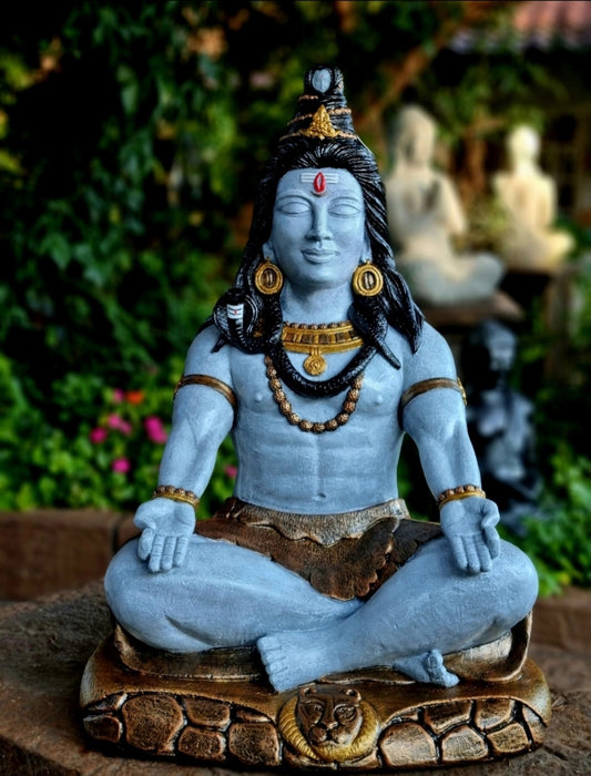 Resin Shiva Meditating 62cm