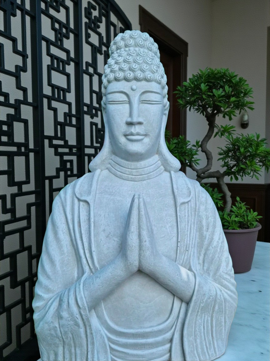 Resin Large Torso Praying Buddha 88cm