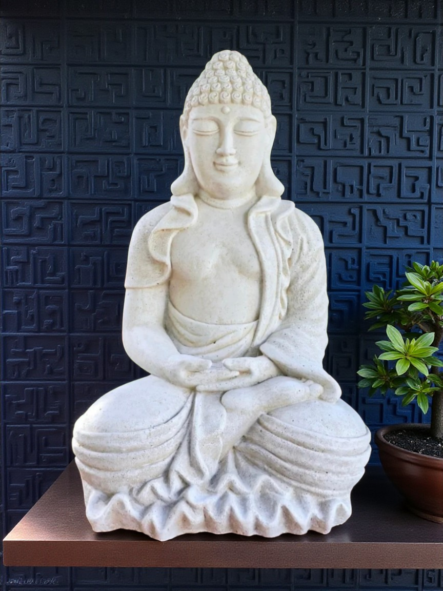 Resin 54cm Meditating Buddha