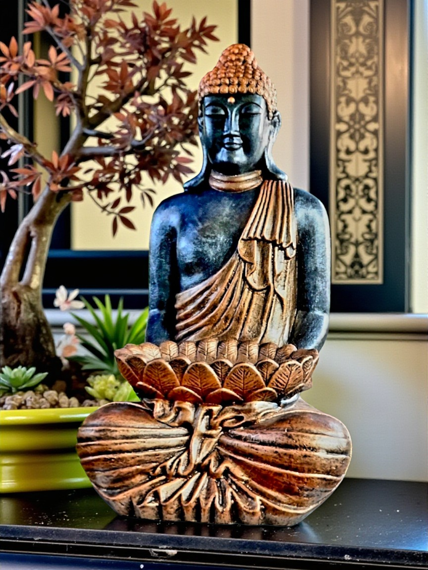 Resin 90cm Bowl Buddha