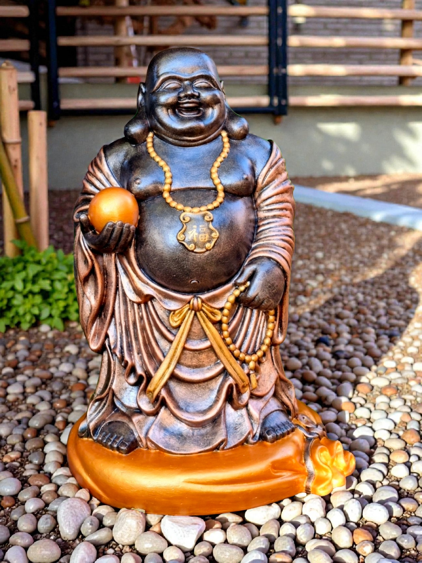 Concrete 80cm Fat Laughing Buddha