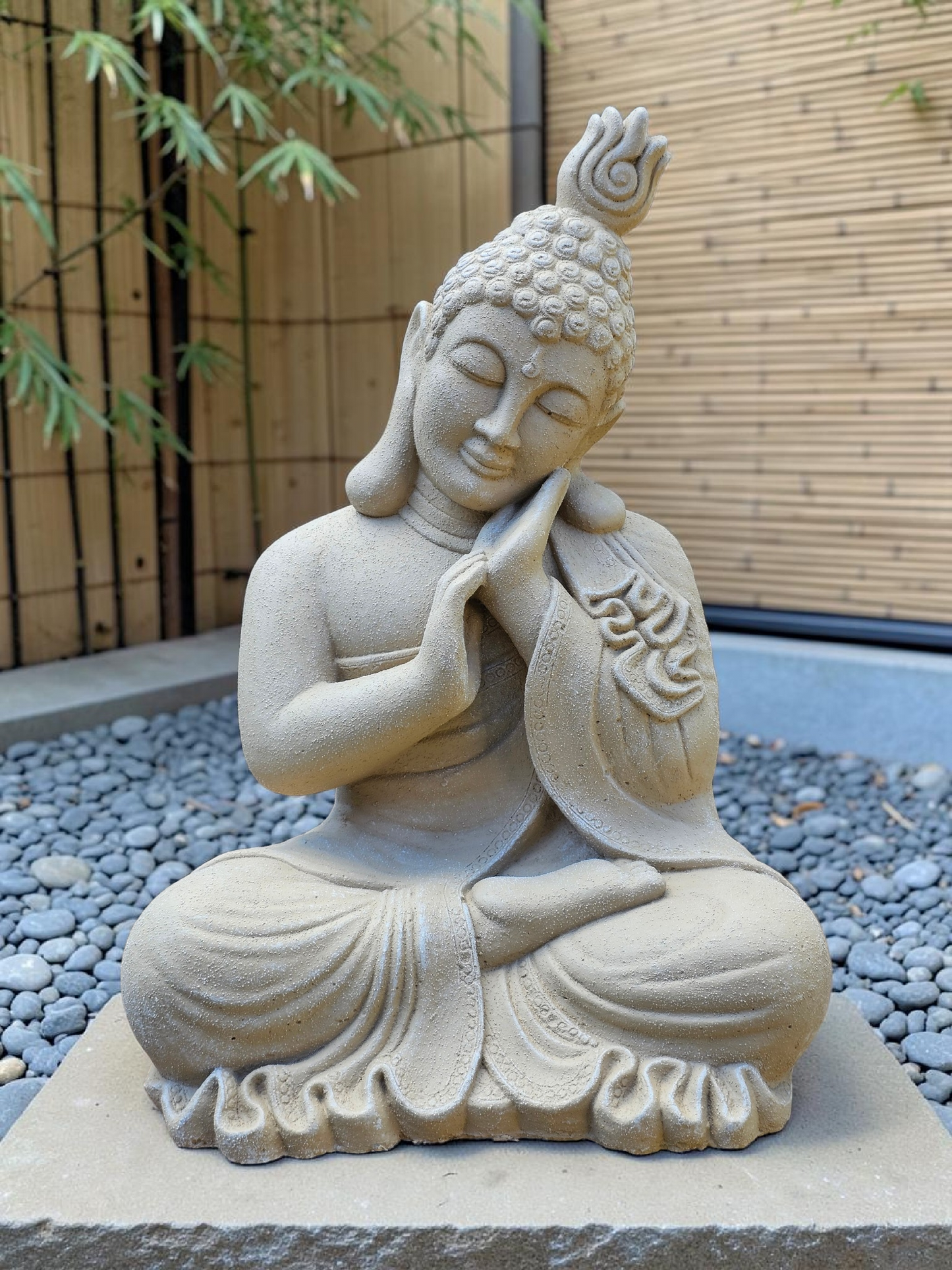 Concrete 42cm Sleeping Buddha (Left)