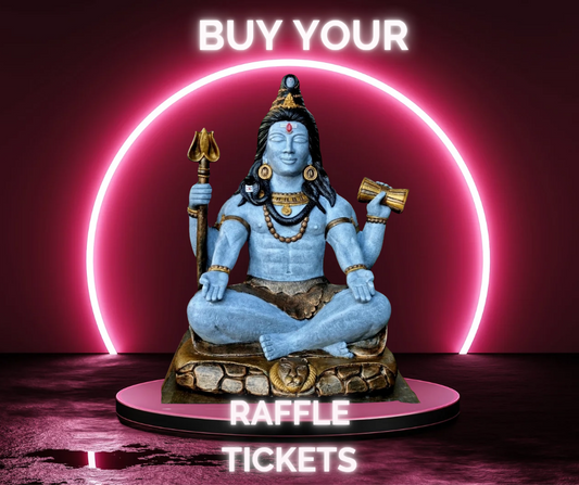RAFFLE TICKET - Purchase This Ticket And Stand A Chance To Win 62cm 4 Arm Shiva