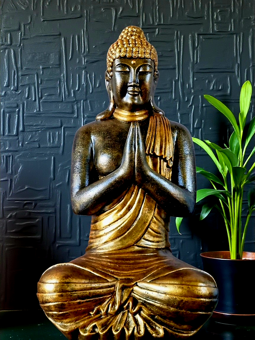 Resin 90cm Praying Buddha