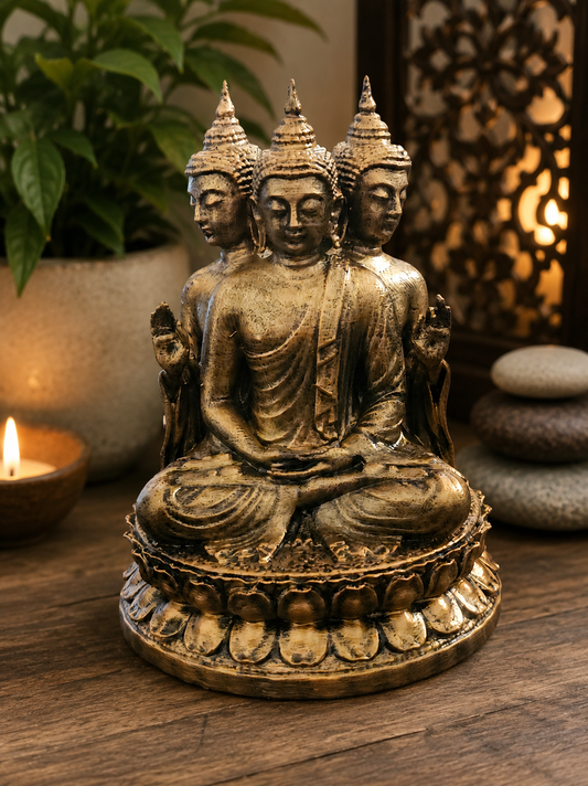 15cm Buddha Trio
