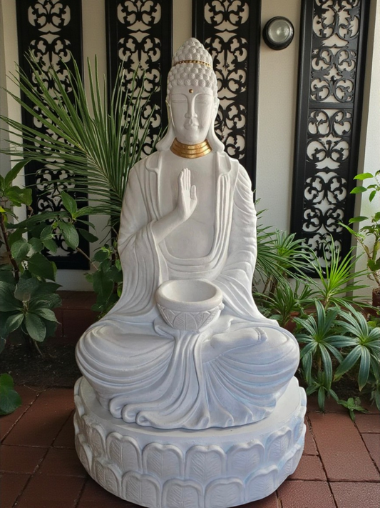 Resin / Fiberglass 1.5m Blessing Buddha