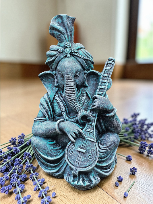 Musical Sitar Ganesha 35cm