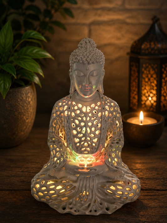 25cm Buddha With Light and Holes