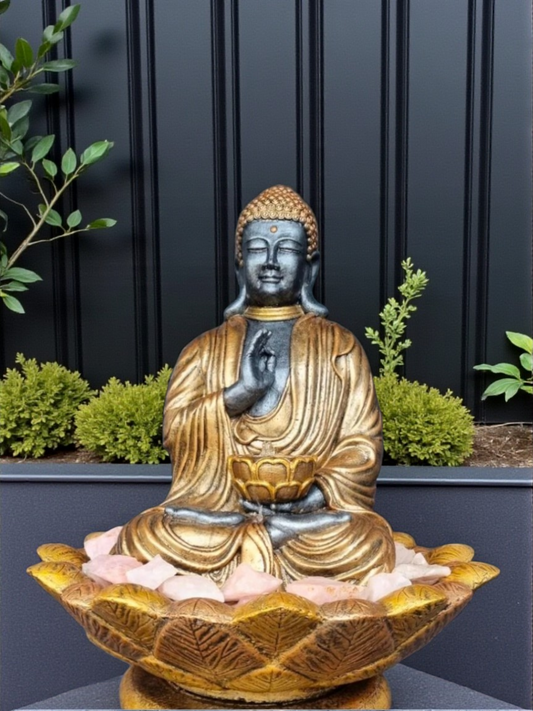 Concrete 73cm Teaching Buddha Water Feature