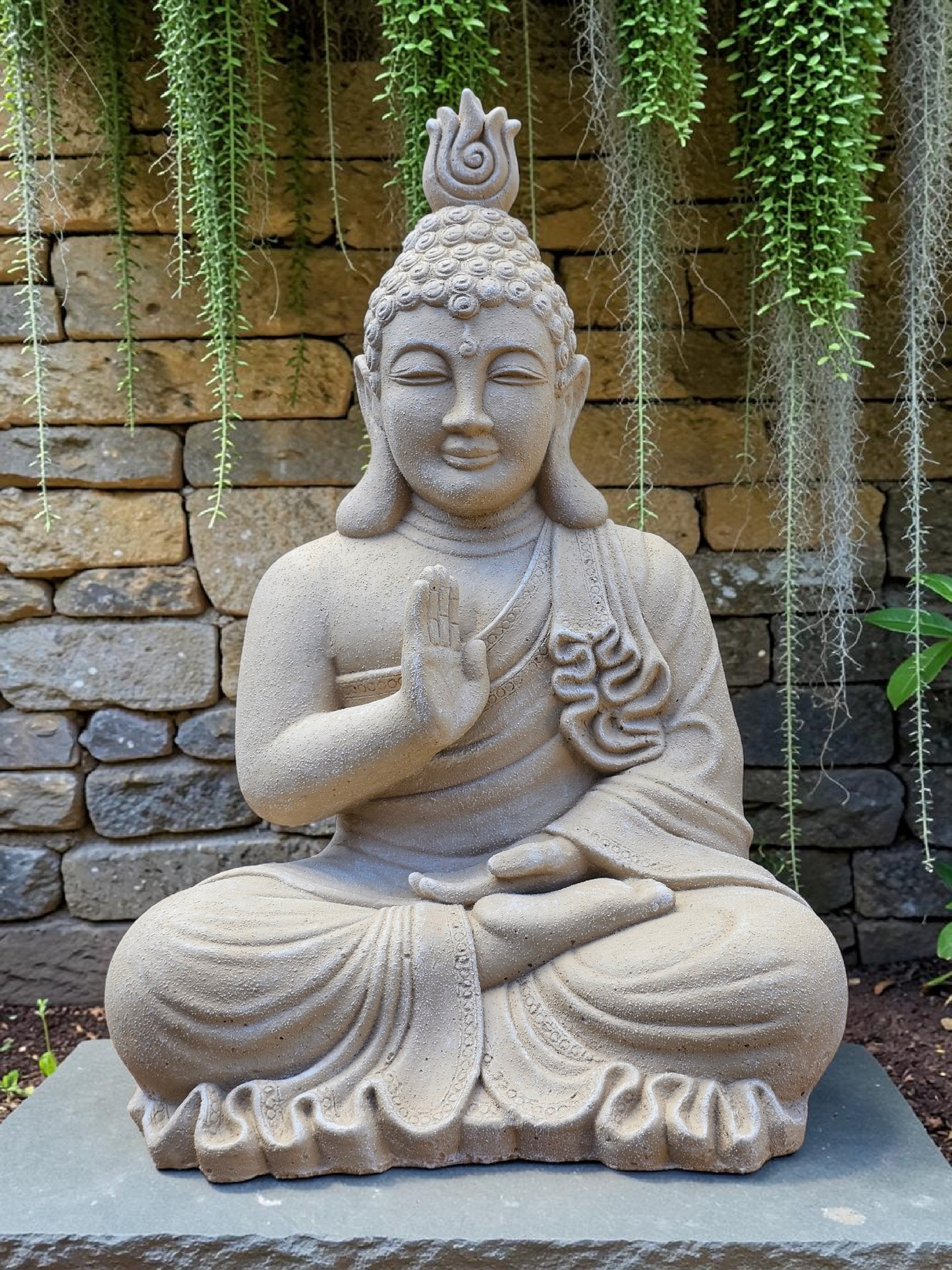 Concrete 42cm Blessing Buddha