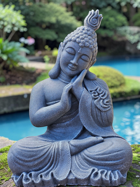 Concrete 42cm Sleeping Buddha (Left)