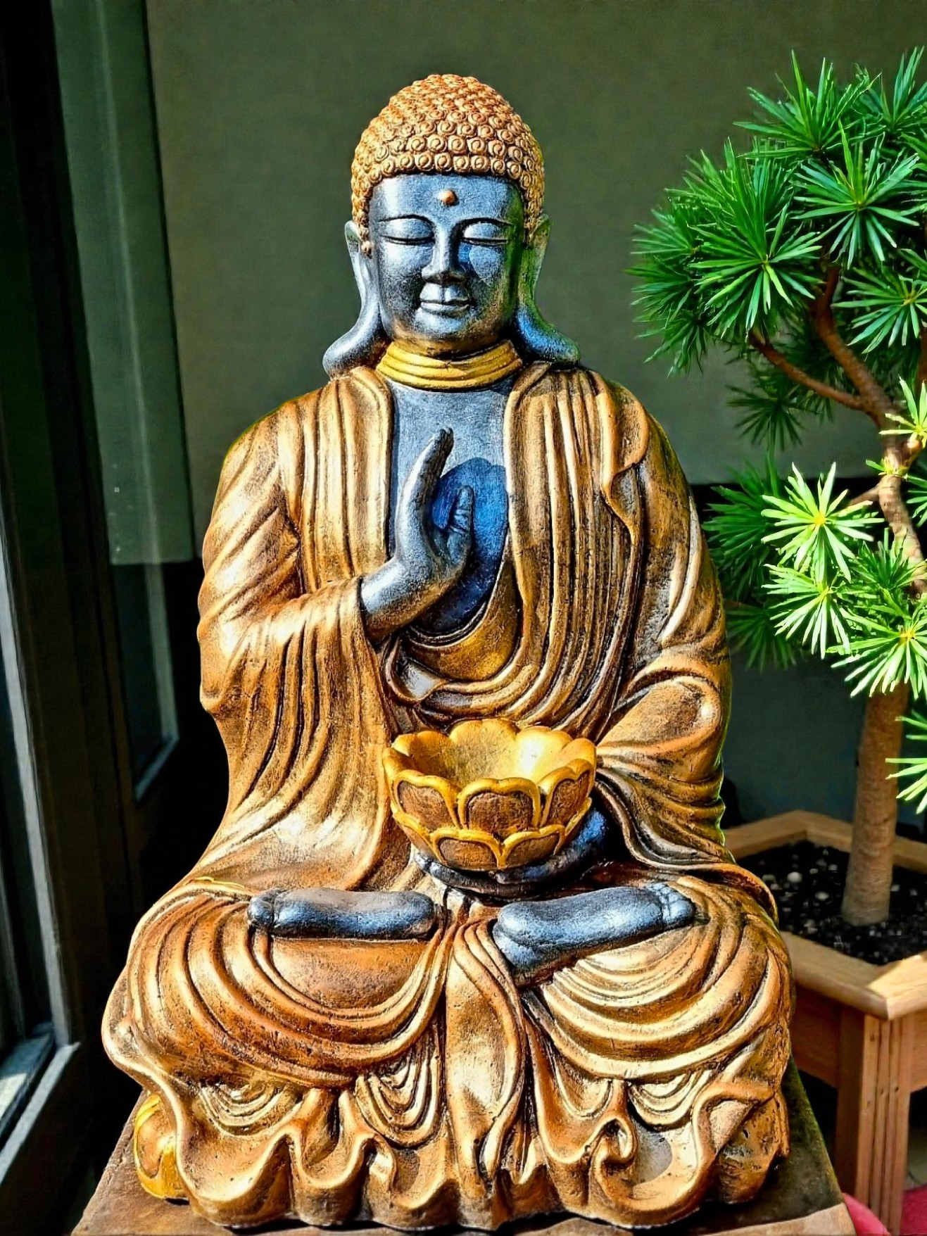 Resin 73cm Blessing Buddha