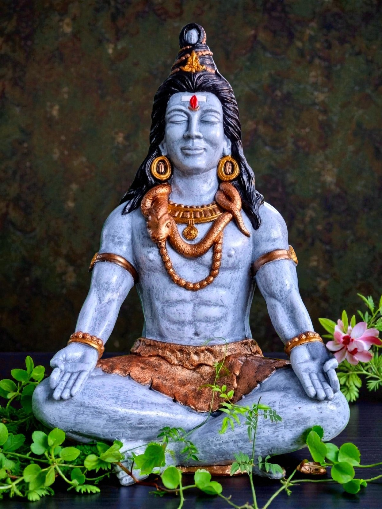 Resin Shiva Meditating Large 71cm